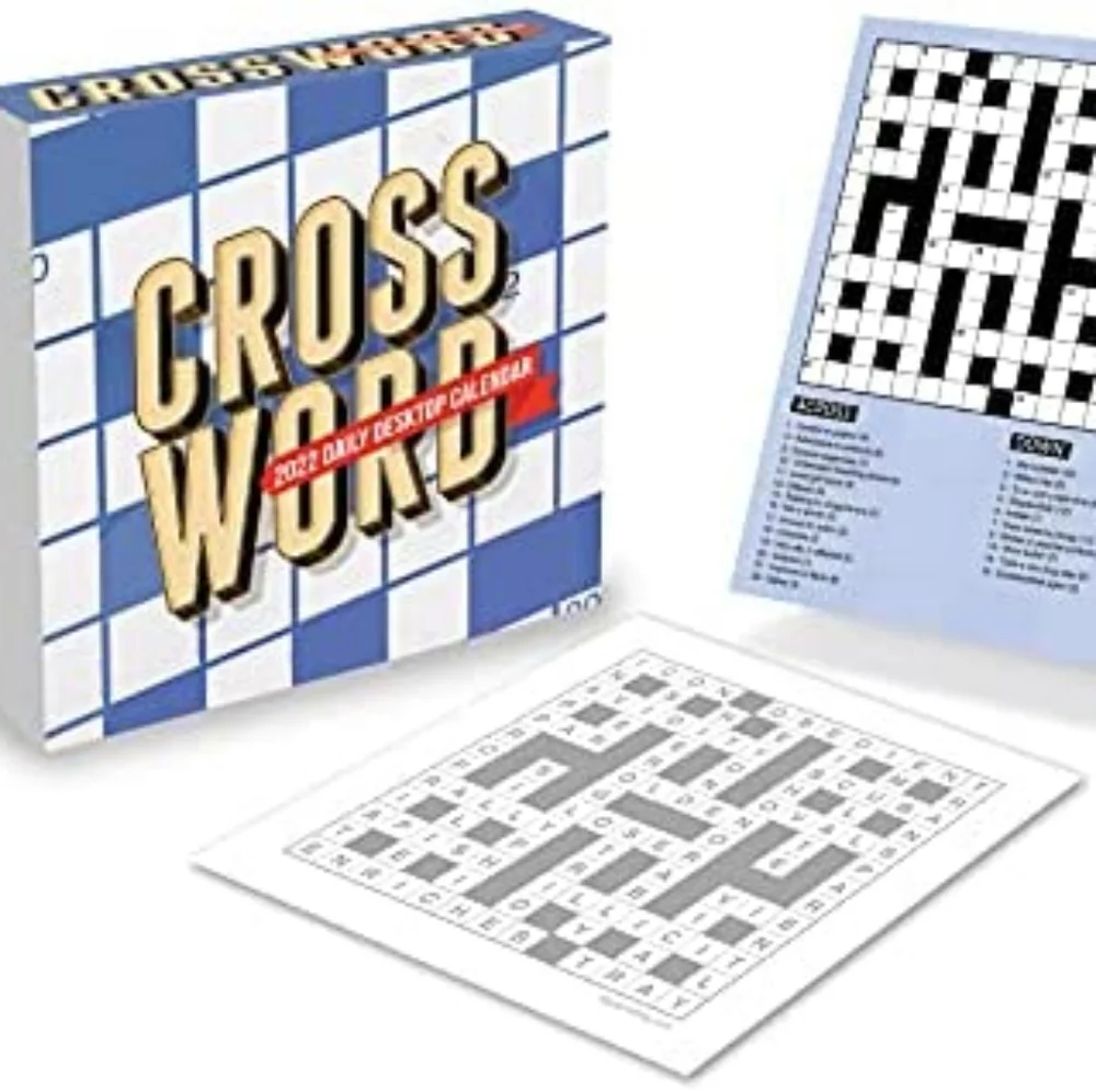 TF PUBLISHING - 2022 Crossword Puzzles Daily Desktop Calendar